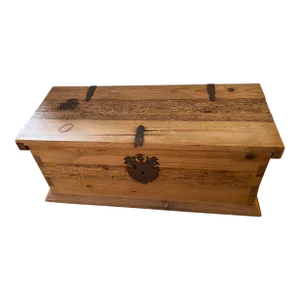 1980s Vintage Wood Chest