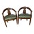 Pair of Empire Style Mahogany Armchairs Early 19th Century For Sale