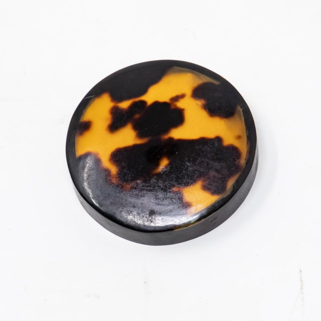 Stone Vintage Leopard Print Pill Box For Sale - Image 7 of 9