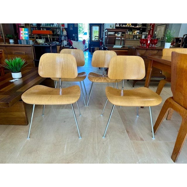 Set of 4 Eames DCM Dining Chairs for Herman Miller For Sale - Image 9 of 11