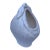 Trompe-L’oeil White Ceramic Knotted Linen Satchel Vase by Sigma the Taste Setter For Sale