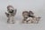 Silver Plated Cherub Pair Miniature Christmas Angels 2pc Holiday Figures 4812b For Sale - Image 4 of 12