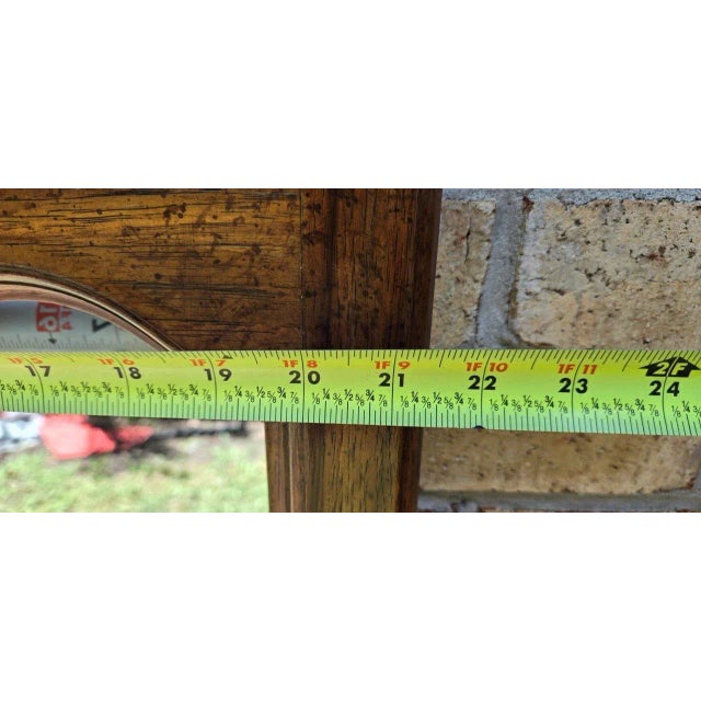 Set of Two 1970s Solid Wood Mirrors For Sale - Image 9 of 12