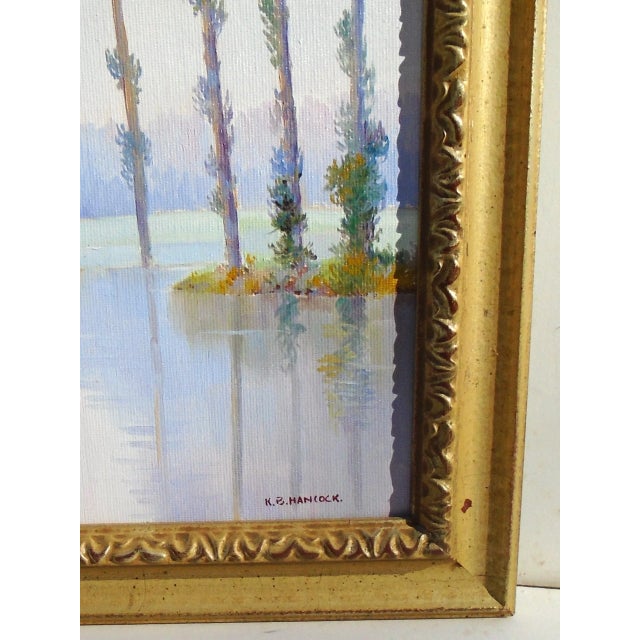 French Country "The Rance River, Brittany, France", an Original Oil Painting on Artist's Board For Sale - Image 3 of 3