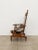 Authentic antique Danish rocking chair with foot stool. This chair is in excellent overall condition with few signs of...