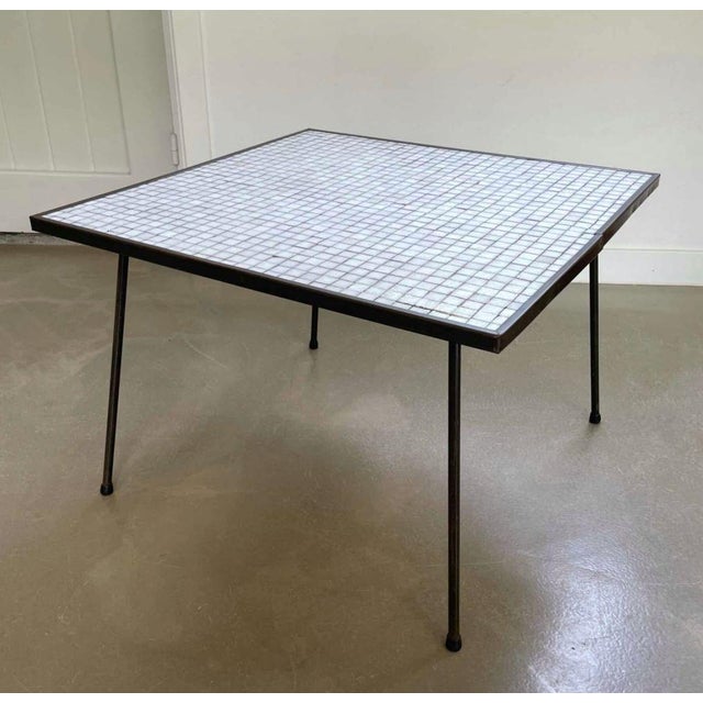 Metal Coffee Table by Rudolf Wolf for Elsrijk, the Netherlands, 1960s For Sale - Image 7 of 10