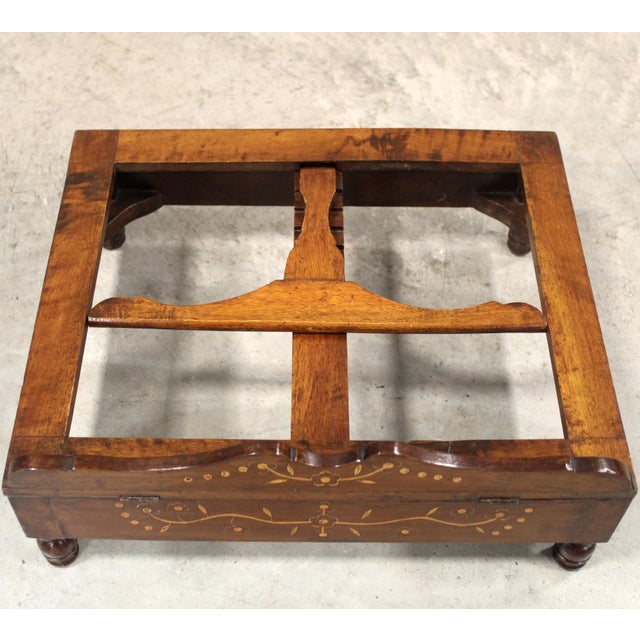 19th Century Italian Table Lectern in Walnut For Sale - Image 11 of 13