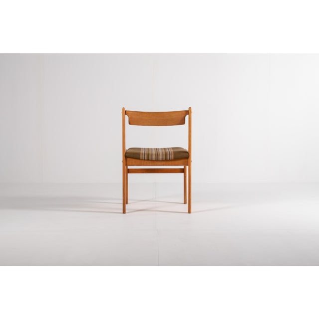1960s Vintage Oak Dining Chairs by H.W. Klein for Bramin, Denmark, 1960s, Set of 6 For Sale - Image 5 of 16