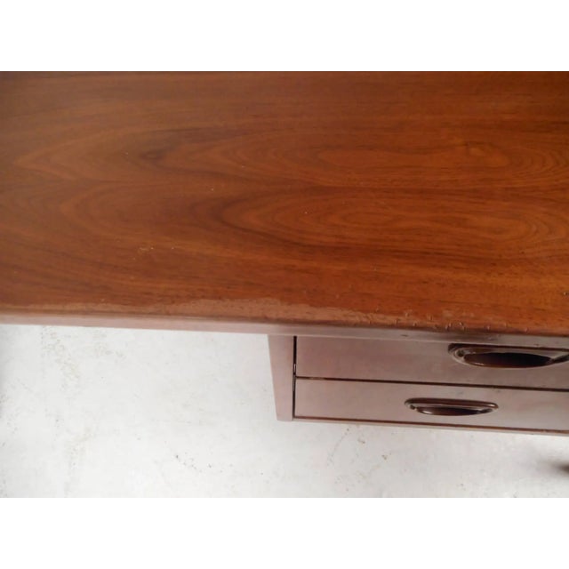 Mid 20th Century Mid-Century Modern Danish Teak Desk For Sale - Image 9 of 10