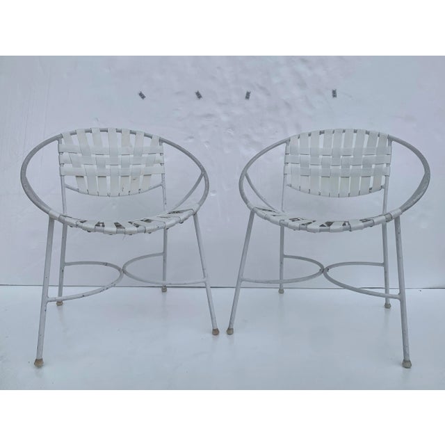 1960s 1960s Mid-Century Modern Wrought Iron Patio Set For Sale - Image 5 of 13