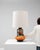 Mid 20th Century 20th Century German Orange Fat Lava Ceramic Table Lamp For Sale - Image 5 of 18