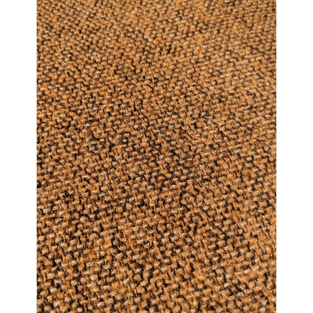 Mid 20th Century Vintage Mid Century Modern Wooden Upholstered Arm Chair Desk Chair For Sale - Image 5 of 11