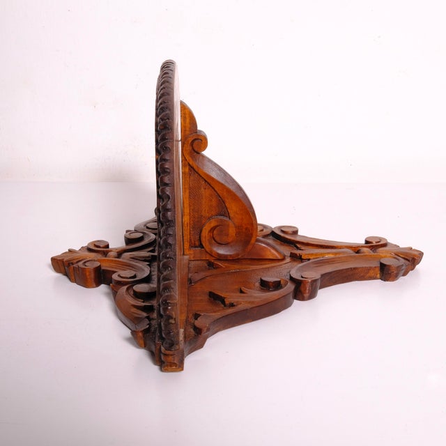 Small Wall Shelves and Consoles in Fir Wood, 1900s, Set of 2 For Sale - Image 11 of 15