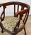 Brown Antique Traditional Edwardian Mahogany Parlor Club Chair For Sale - Image 8 of 13