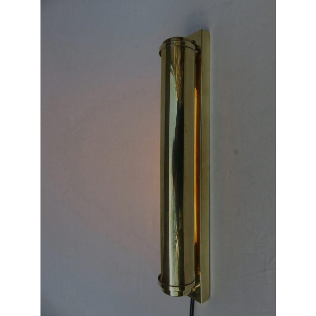 Bauhaus Wall Lights in Polished Brass, 1920s, Set of 2 For Sale - Image 15 of 18