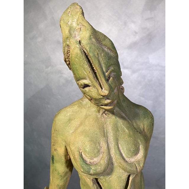 Ceramic Terracotta Sculpture Ceccardi the Mermaid Metamorphosis, 1974 For Sale - Image 7 of 14