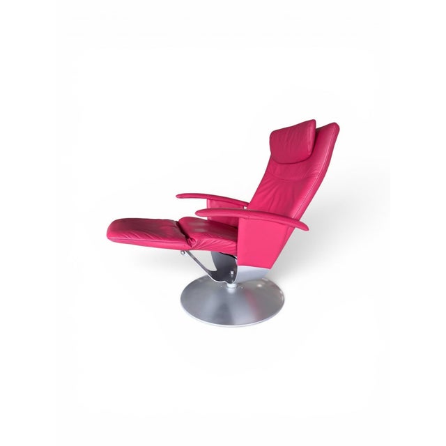 Animal Skin Vintage Metallica Chair by Oluf Lund, 1990s For Sale - Image 7 of 9