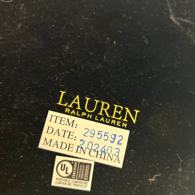 Ralph Lauren Large White Ceramic Table Lamp For Sale In Philadelphia - Image 6 of 6