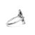 Introducing a stunning piece that exudes elegance and sophistication, this .925 Sterling Silver Fleur De Lis Fashion Band...