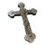 1970s Large Brass and Other Metal Cross For Sale