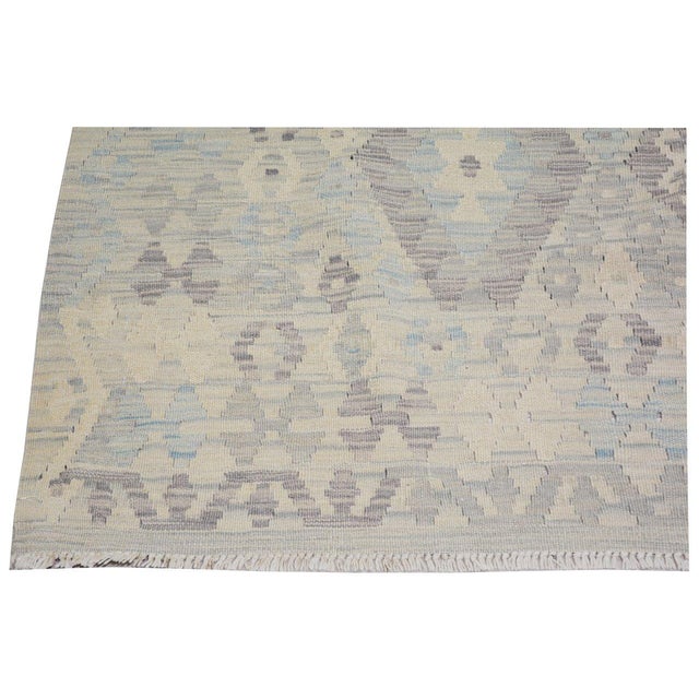 Afghan Maimana Hand Knotted Wool Rug, 6'1''x8'4'' For Sale - Image 4 of 5