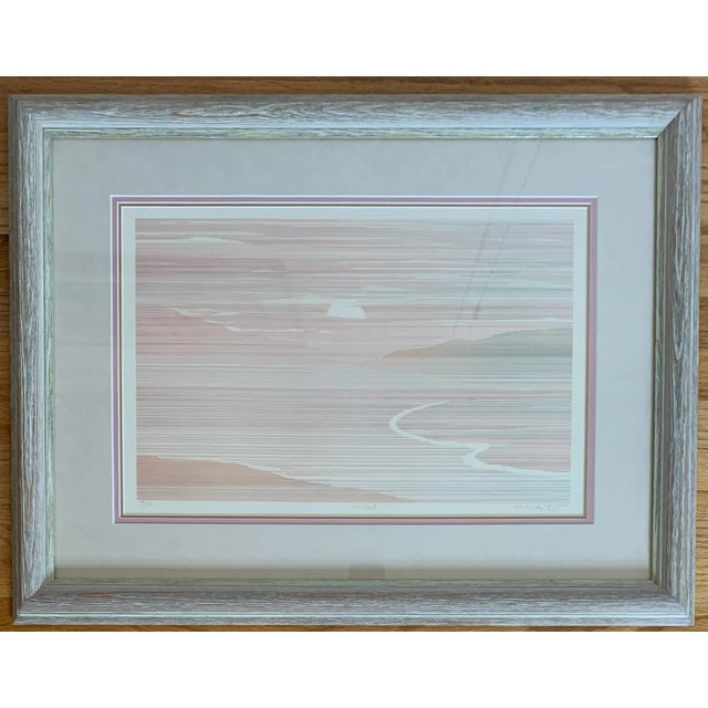 Beige Vintage Framed Postmodern Print Numbered 79/140 "Gilead" by Marcus Uzilevsky For Sale - Image 8 of 13
