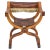 Brown Savonarola Chair, 1900s For Sale - Image 11 of 11