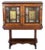 Antique Mahogany Display Cabinet, 1890s For Sale