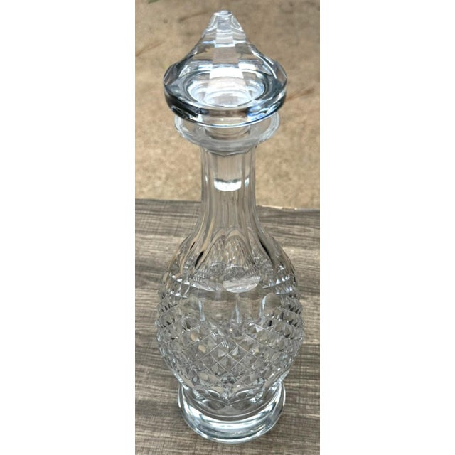 Waterford Late 20th Century Waterford Colleen Short Stem Cut Crystal Wine Decanter Stopper Signed For Sale - Image 4 of 9