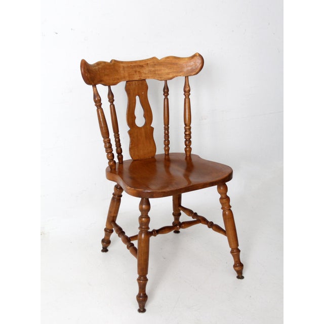 Vintage Dearborn Co Farmhouse Dining Chairs Set of 4 For Sale - Image 16 of 18
