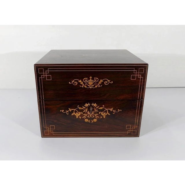 Brown 19th Century Charles X Precious Wood Liqueur Cabinet For Sale - Image 8 of 18