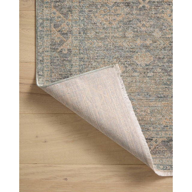 Angela Rose x Loloi Blake Rug Sky / Beige 5'-3" x 7'-6" Area Rug For Sale In Dallas - Image 6 of 9