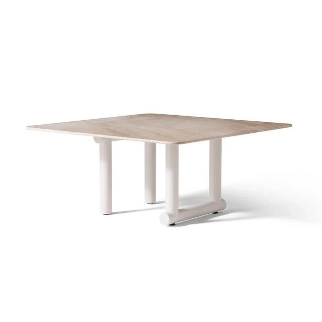 Not Yet Made - Made To Order Trampoline Beige Marble Dining Table by Patricia Urquiola for Cassina For Sale - Image 5 of 13