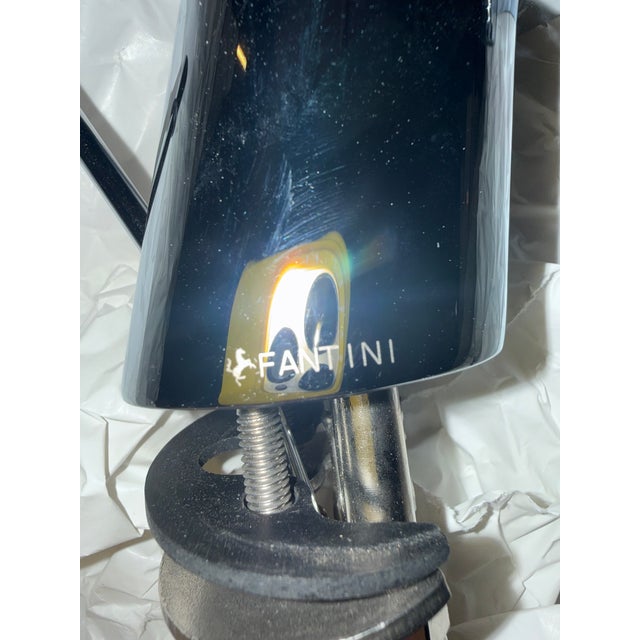 Metal Stilo Murano Red Line Fantini Faucet, Art Glass, Chrome, Made in Italy, One Hole Deck-Mount For Sale - Image 7 of 8