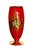 Mid 20th Century Bohemian Hand-Enameled Cased Glass Pitcher & Goblet Set With Ornate Gold Overlay - 7 pcsc For Sale - Image 9 of 11