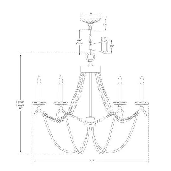 Transitional Chapman & Myers for Visual Comfort Signature Marigot Large Chandelier in Rust & Antique-Burnished Brass with Tudor Brown Beaded Trim For Sale - Image 3 of 3