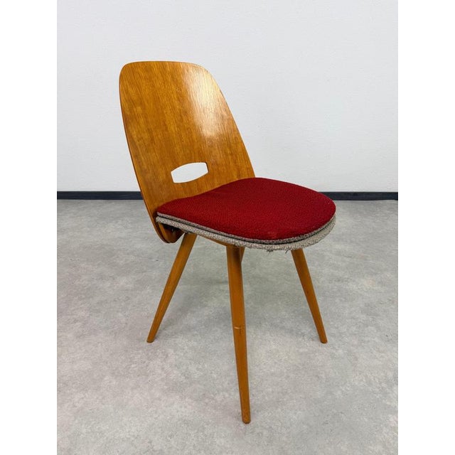 1960s Mid-Century Modern Plywood Dining Chairs by František Jirák for Tatra N, 1960s, Set of 4 For Sale - Image 5 of 10