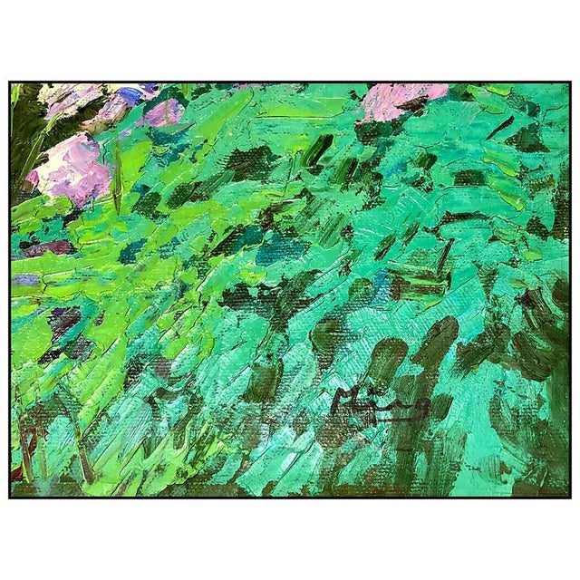 Modern Late 20th Century The Garden Gate, Ming Feng For Sale - Image 3 of 4