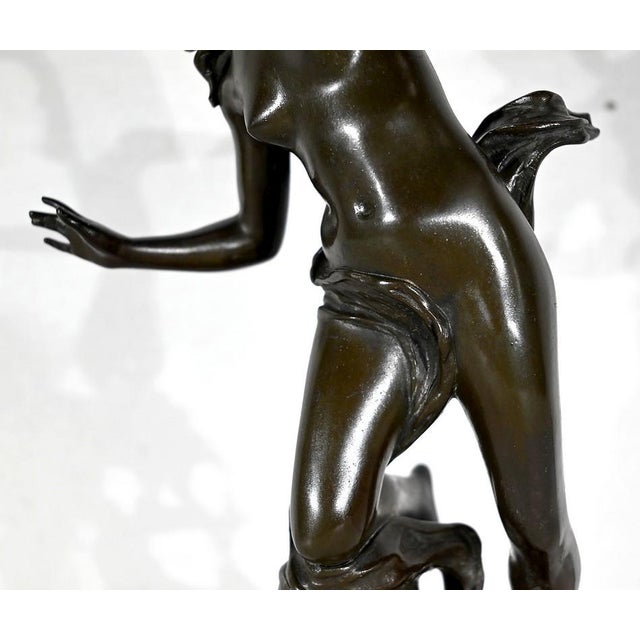 Metal Jean Garnier, Diana the Huntress, Late 19th Century, Bronze For Sale - Image 7 of 18