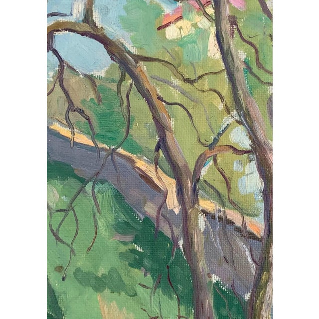 Original Impressionism Oil Painting: Spring Landscape, Ukrainian Artist (1961) 38-27 For Sale - Image 4 of 6