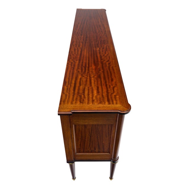 Brown Elegant, Louis XVI Style Buffet, Antique French, 1920s For Sale - Image 8 of 9