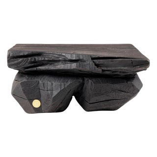 Sculptural Bench by Logniture For Sale