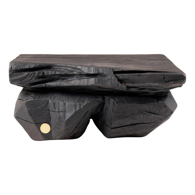 Sculptural Bench by Logniture For Sale