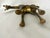Mid-Century Modern 1970s Leonard Brass Giraffe Sculpture With Textured Geometric Spots For Sale - Image 3 of 4