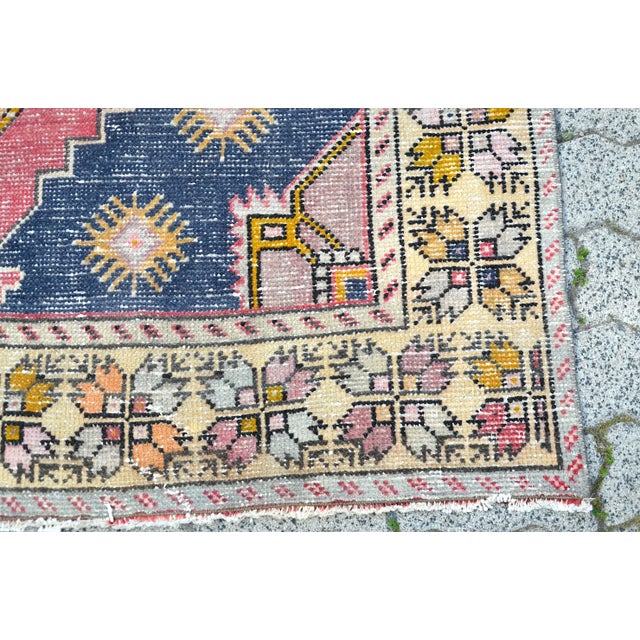 1960s Floor Anatolian Rug For Sale - Image 9 of 11