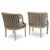 A pair of Rococo Revival armchairs dating from around 1870. These elegant armchairs feature richly carved armrests, finely...