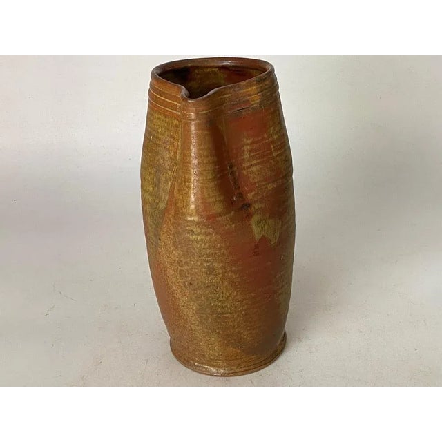Brown Brown Stoneware Jug, France, 1960s For Sale - Image 8 of 11