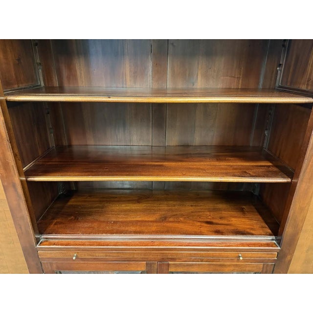 Classic English Mahogany Bookcase For Sale - Image 9 of 13