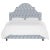 Classic curves wrapped in smooth upholstery, then accented with elegant ornamental nailheads, gives this Upholstered Bed...