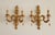 Antique Florentine Wall Lamp in Wood and Hand-Carved Gilded in Gold Leaf with Crystal Pendants, Italy, 1950s For Sale - Image 12 of 18